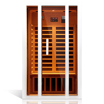 2-Person Extendable FAR Infrared Sauna – Hemlock Wood