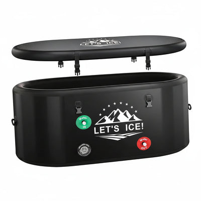 216-Gallon Inflatable Cold Plunge Tub with Insulated Lid
