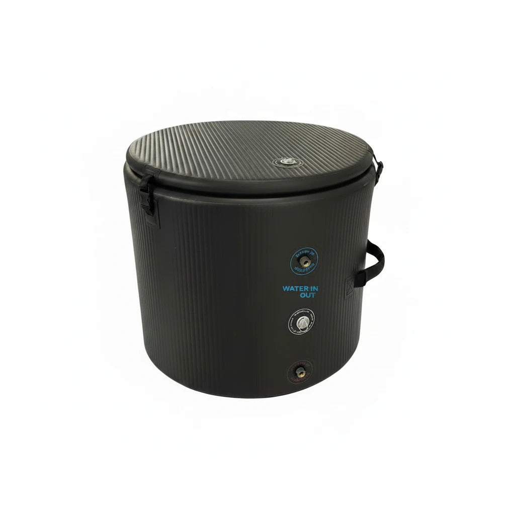 Pro Elite Recovery 90Cm Ice Pod Ice Bath Therapy Inflatable DWF Cold Plunge Tub for 03Hp Water Chiller for Athletes
