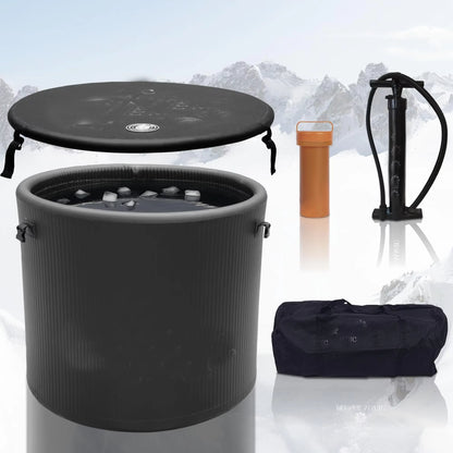 Pro Elite Recovery 90Cm Ice Pod Ice Bath Therapy Inflatable DWF Cold Plunge Tub for 03Hp Water Chiller for Athletes — product view 7